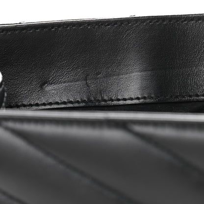 Saint Laurent Calfskin Y Quilted Monogram Large Loulou Chain Satchel Black 10 of 16