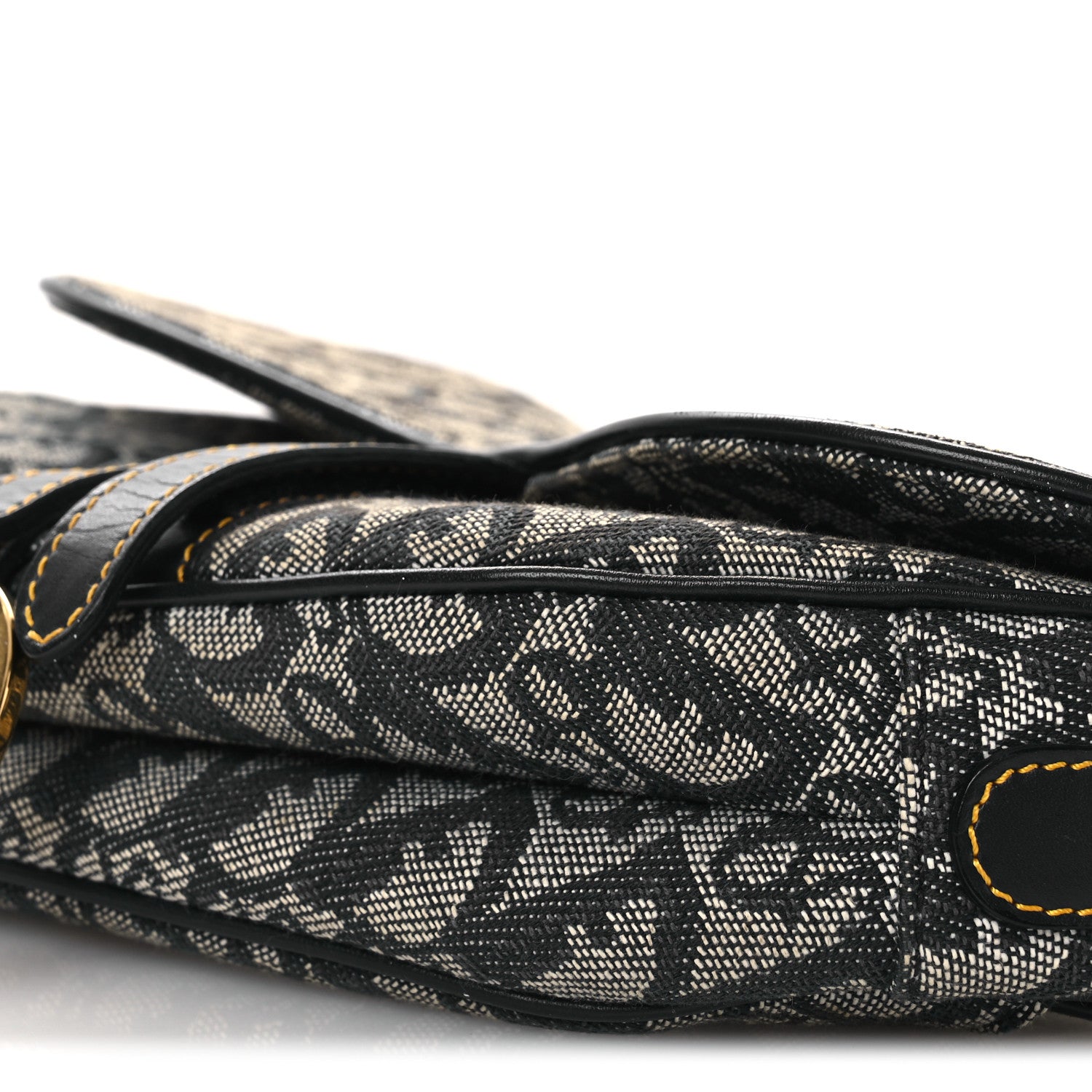 Christian Dior Monogram Saddle Bag Blue 10 of 13