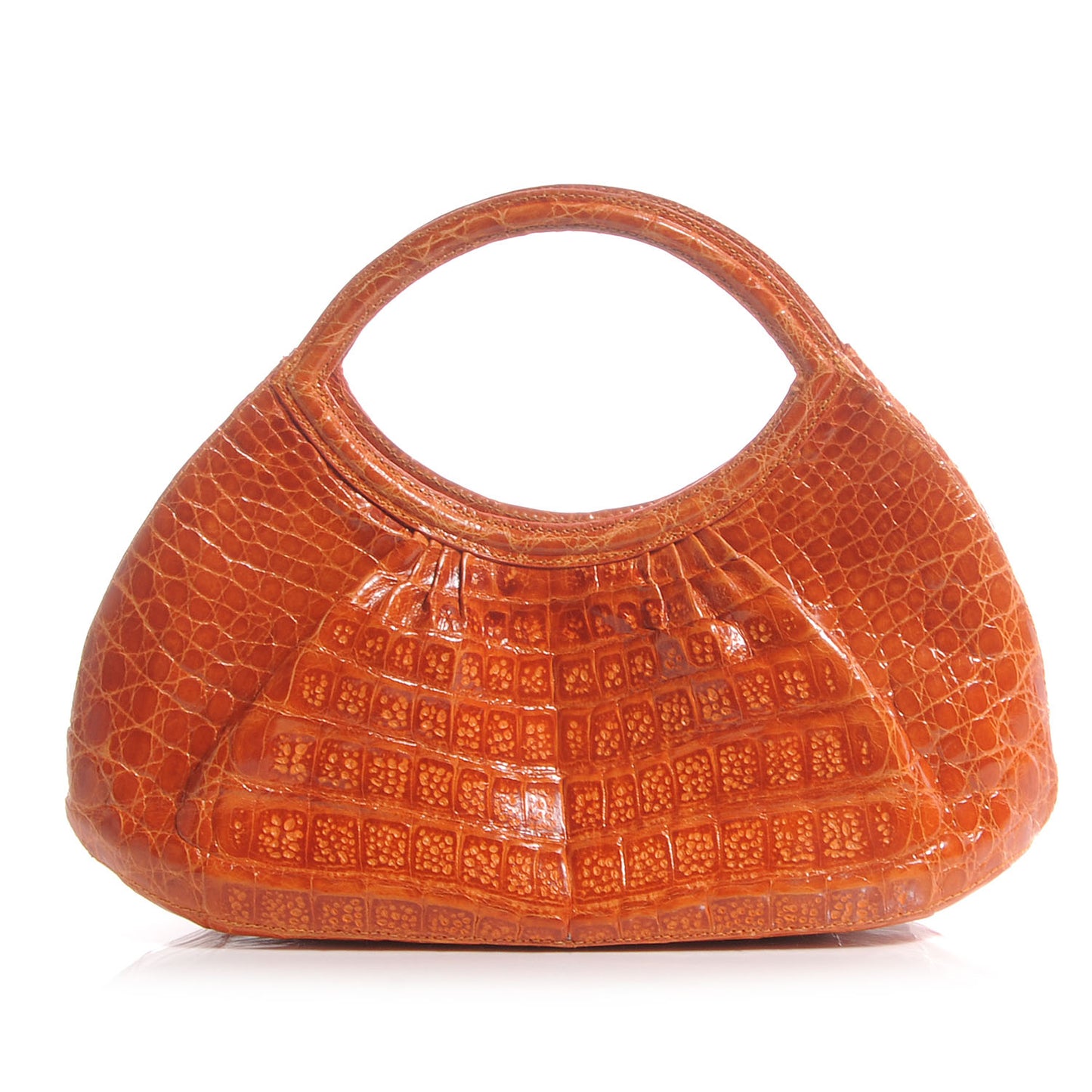 Crocodile Small Handbag Orange