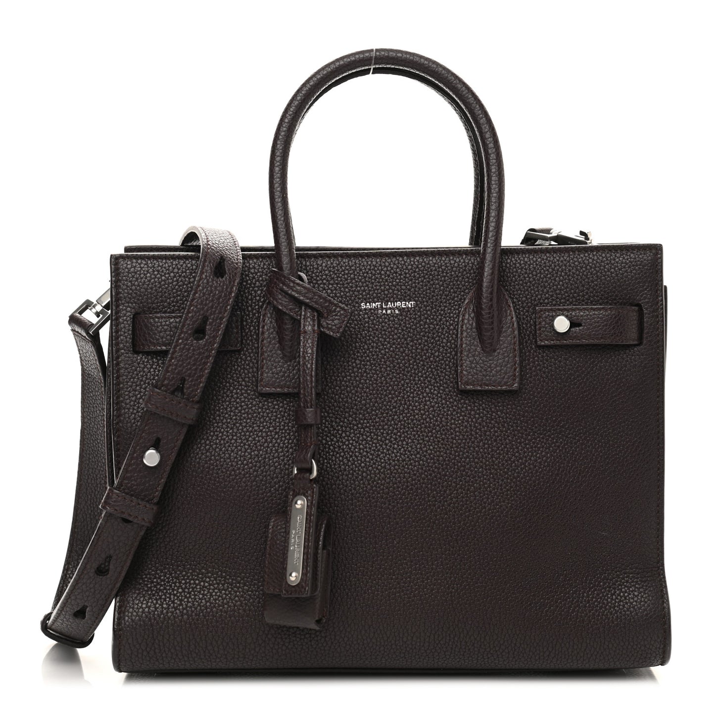 Grained Calfskin Baby Supple Sac De Jour Bordeaux