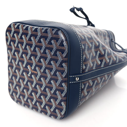 Goyard Goyardine Petit Flot Bucket Bag PM Navy 7 of 7