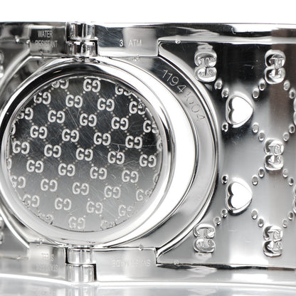 Gucci Stainless Steel Mother of Pearl 33mm Twirl Heart Quartz Watch 7 of 8