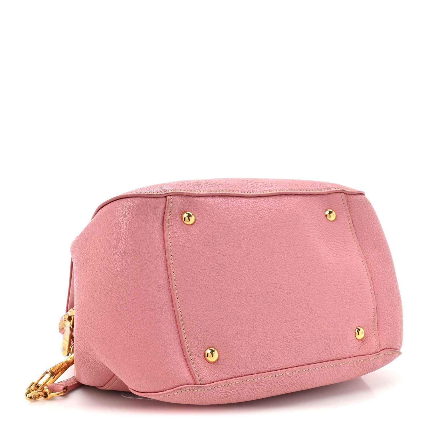 Miu Miu Goatskin Madras Bauletto Peonia 4 of 18