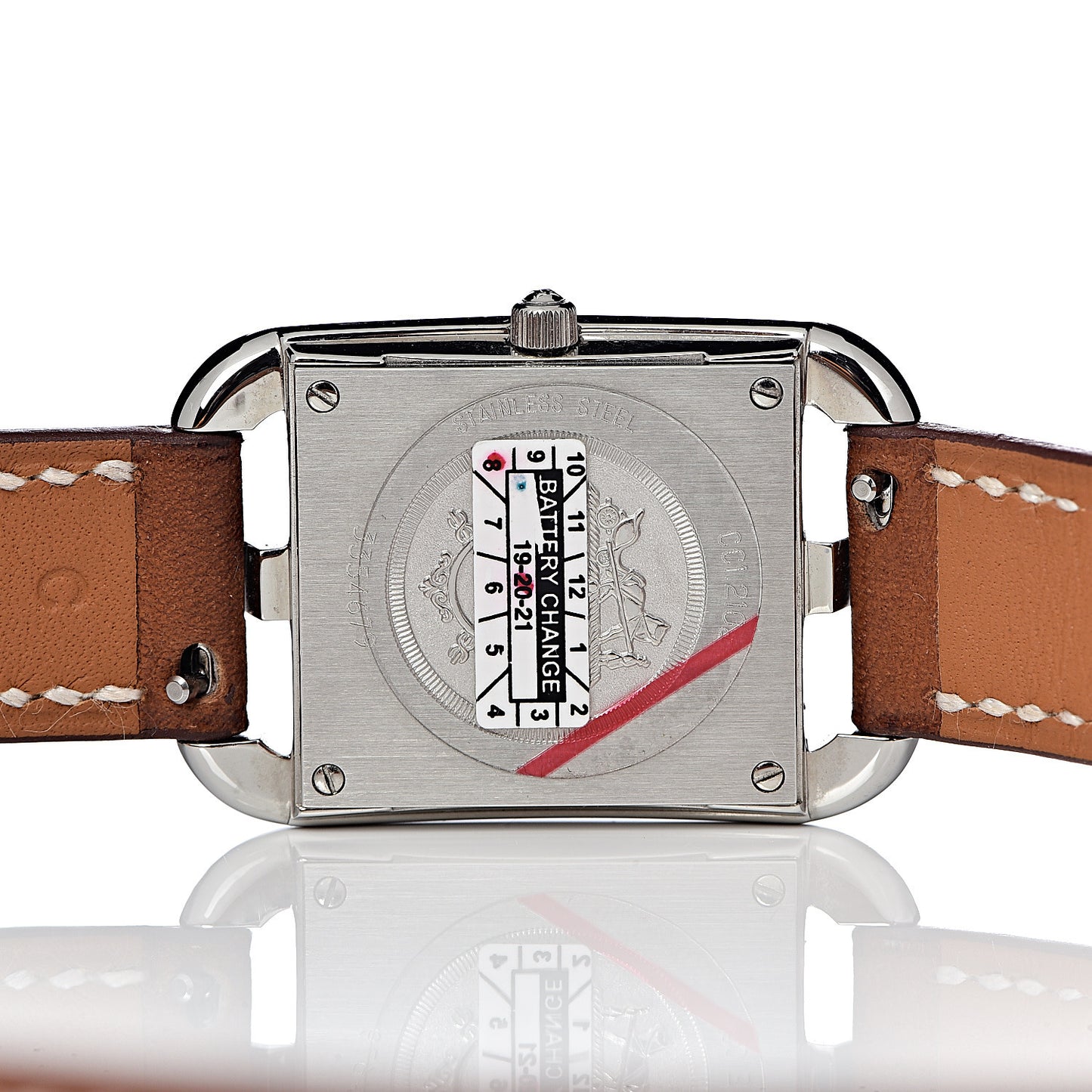 Stainless Steel Barenia 23mm Cape Cod Double Tour Quartz Watch Fauve