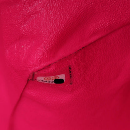 Chanel Patent Calfskin Quilted Jumbo Double Flap Fuchsia 8 of 10