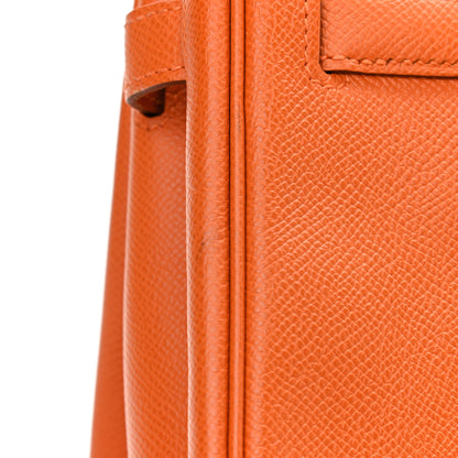 Hermes Epsom Birkin 30 Orange 11 of 13