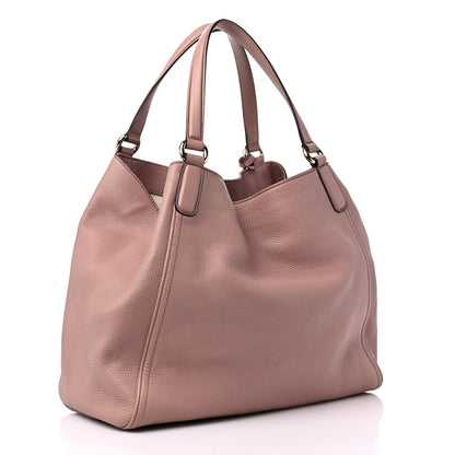 Gucci Pebbled Calfskin Medium Soho Shoulder Bag Dark Cipria 2 of 17
