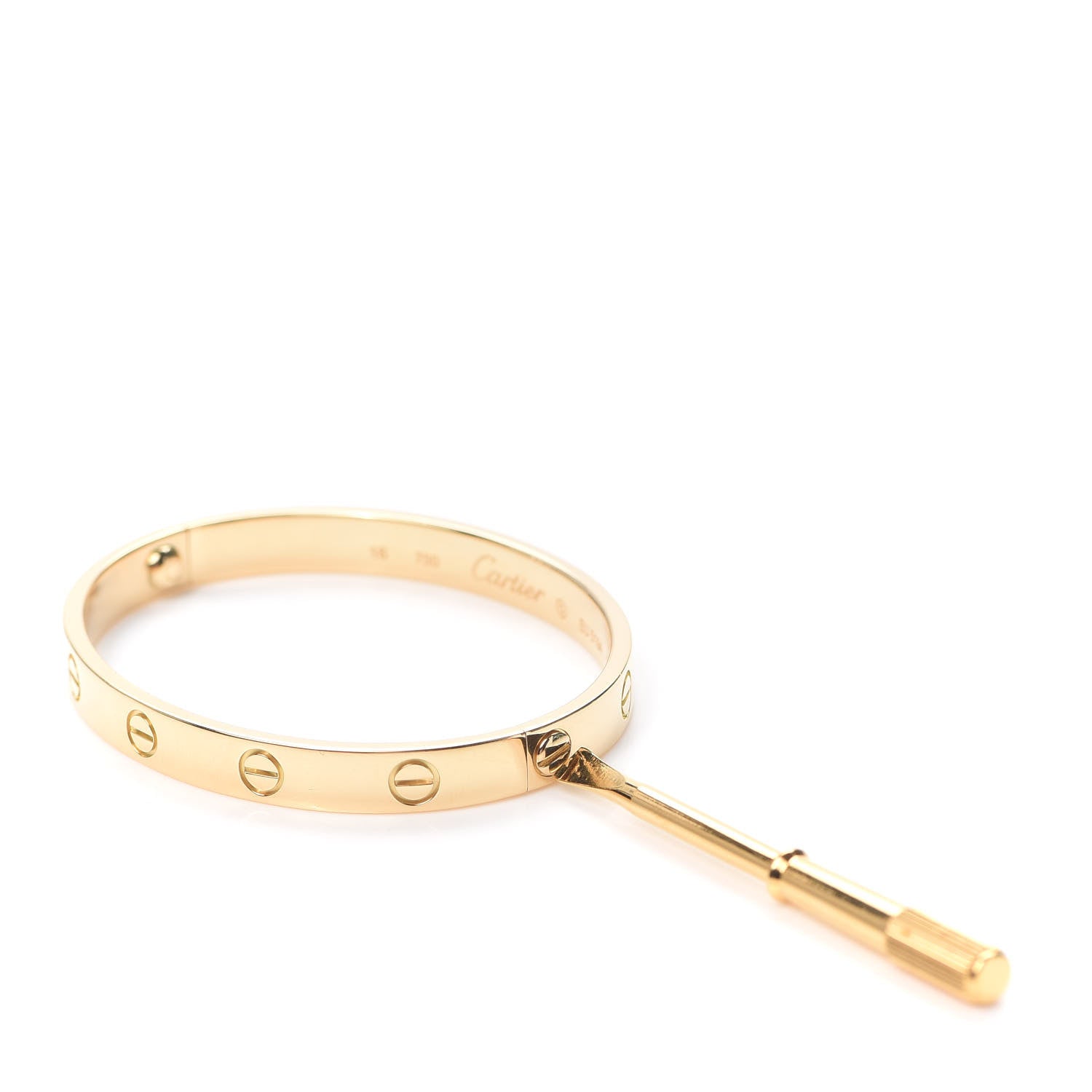 Cartier 18K Yellow Gold LOVE Bracelet 16 4 of 5