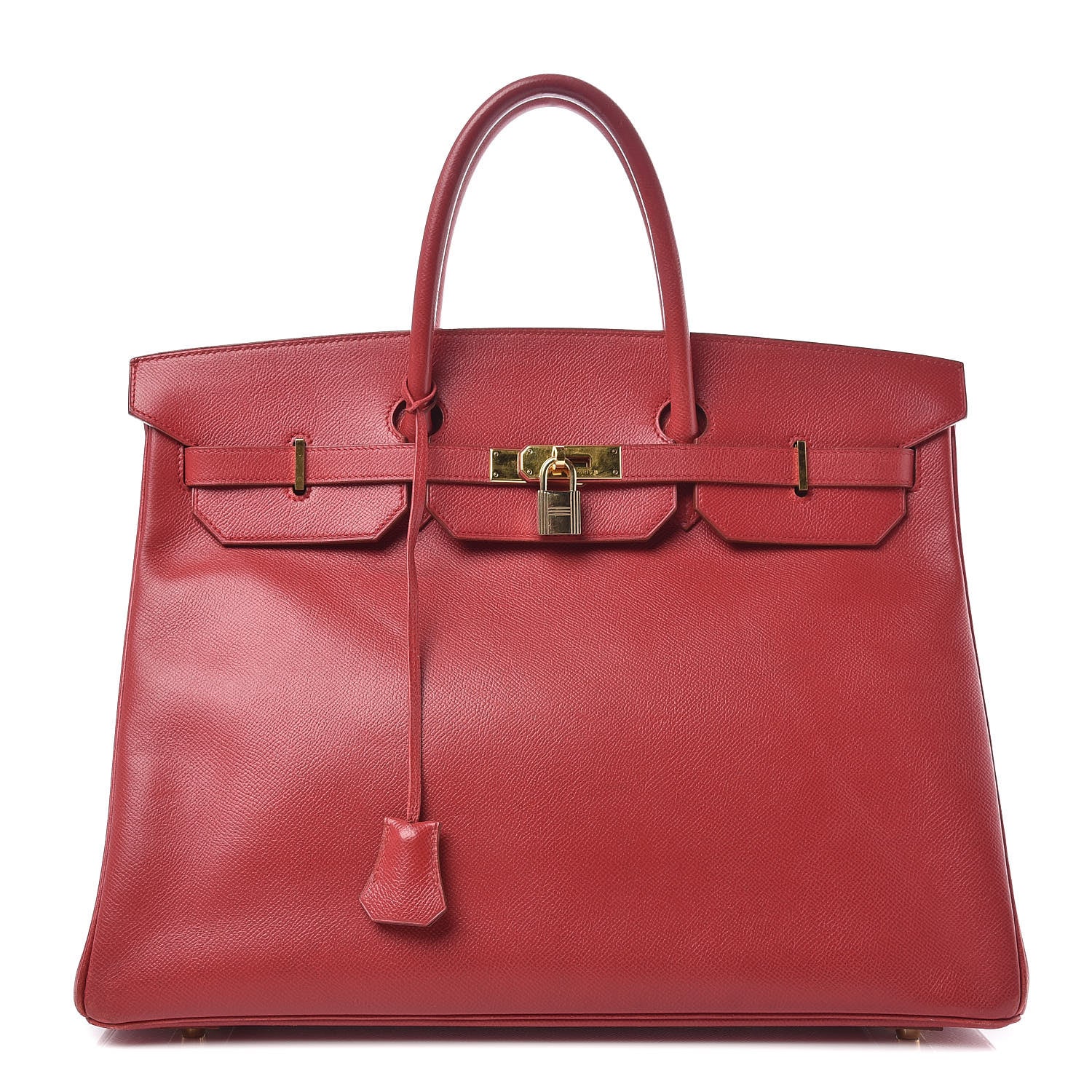 Hermes Courchevel Birkin 40 Rouge 1 of 46