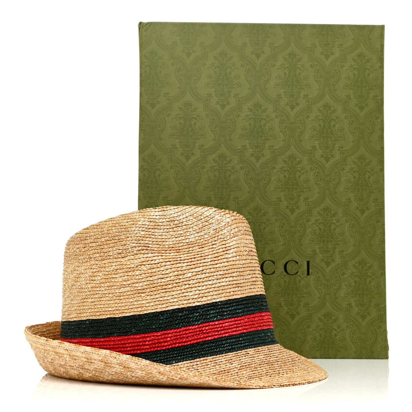 Abaca Straw Web Fedora Hat L