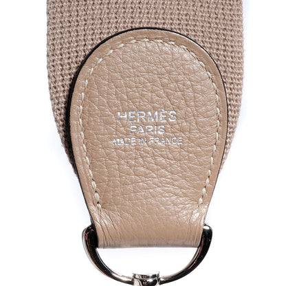 Hermes Taurillon Clemence Evelyne III GM Gris Tourterelle 11 of 15