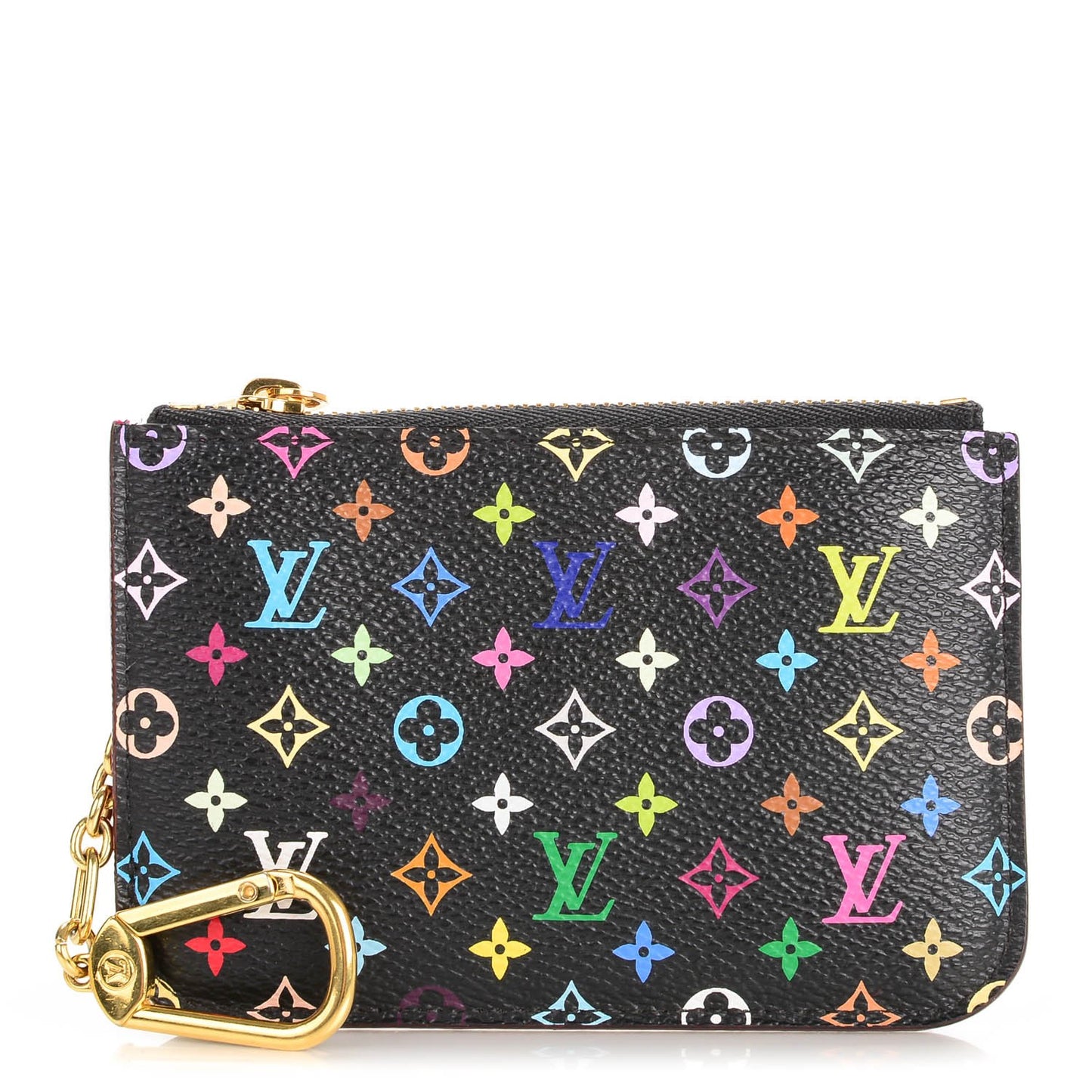 Monogram Multicolor Key Pouch Black Grenade