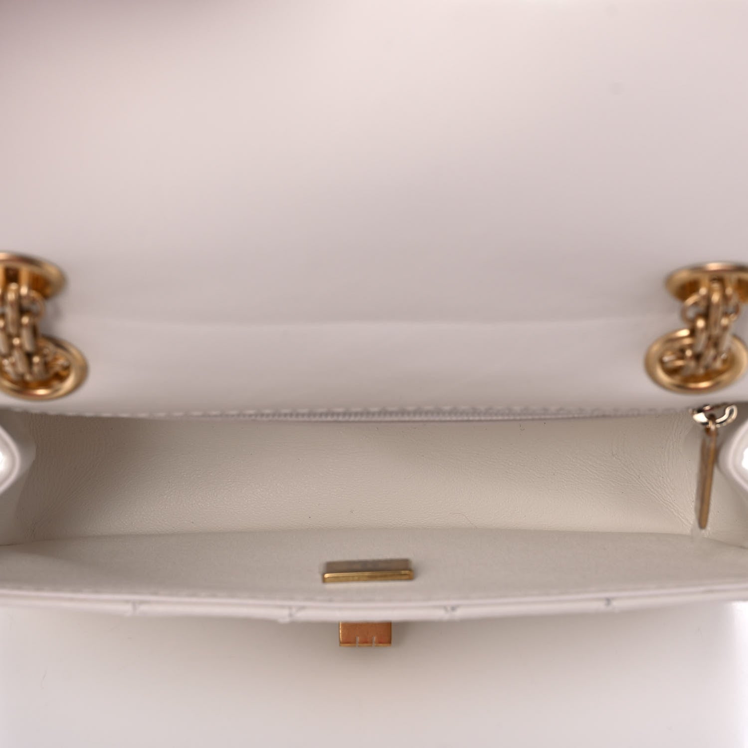 Chanel Aged Calfskin Quilted 2.55 Reissue Mini Flap White 5 of 11