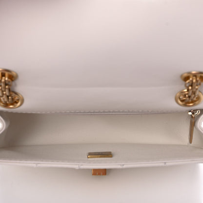 Chanel Aged Calfskin Quilted 2.55 Reissue Mini Flap White 5 of 11