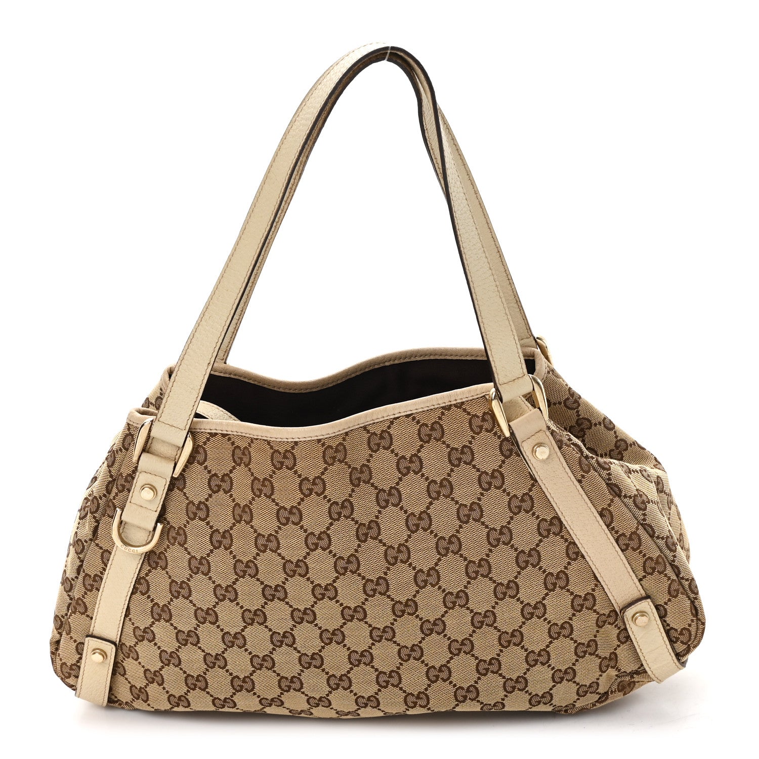 Gucci Monogram Medium Abbey Shoulder Bag Off White 1 of 10