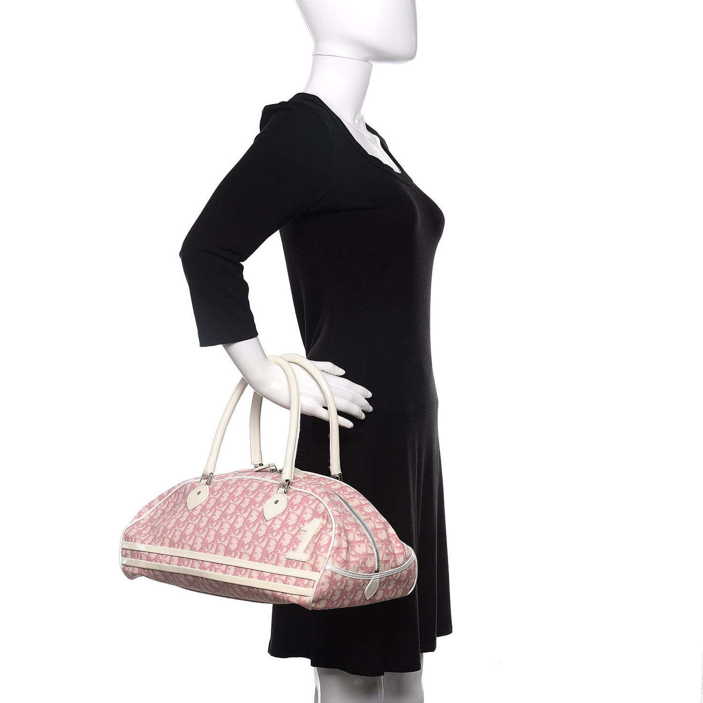 Monogram Girly Boston Pink
