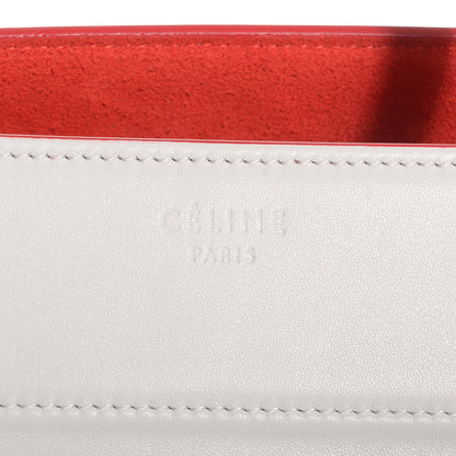 Celine Smooth Calfskin Medium Phantom Luggage White 9 of 9