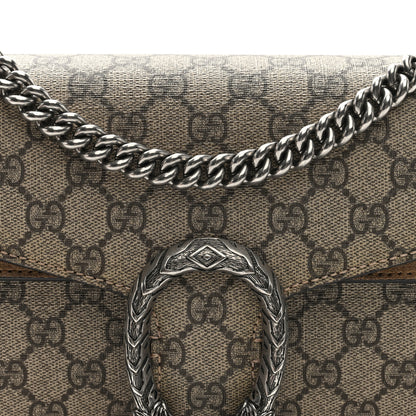 Gucci GG Supreme Monogram Small Dionysus Shoulder Bag Taupe 7 of 9