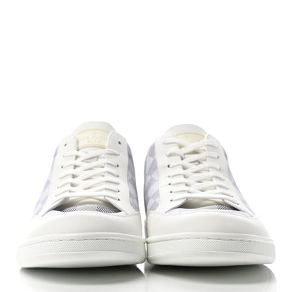 Louis Vuitton Calfskin Damier Azur Mens Offshore Sneakers 9.5 White 2 of 6