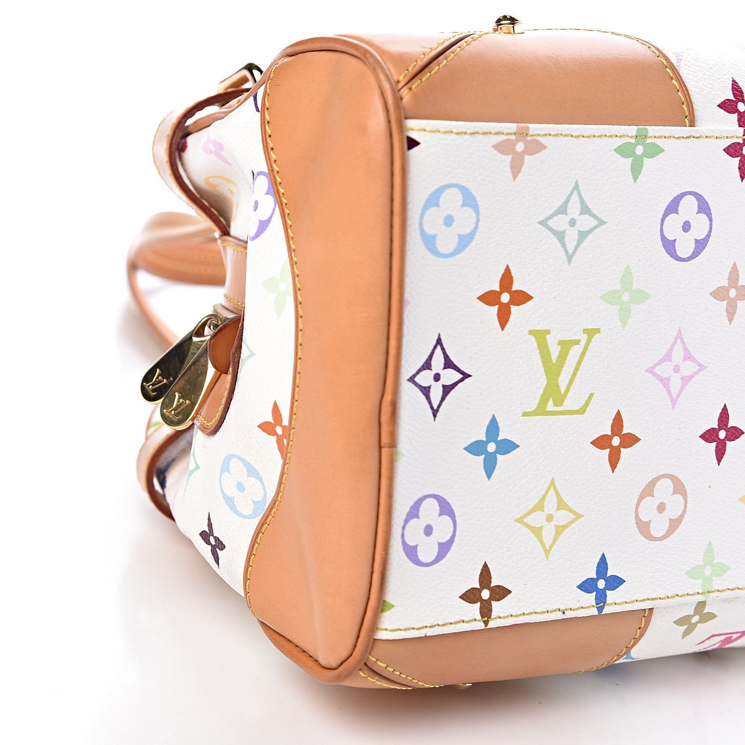 Louis Vuitton Monogram Multicolor Claudia White 10 of 11