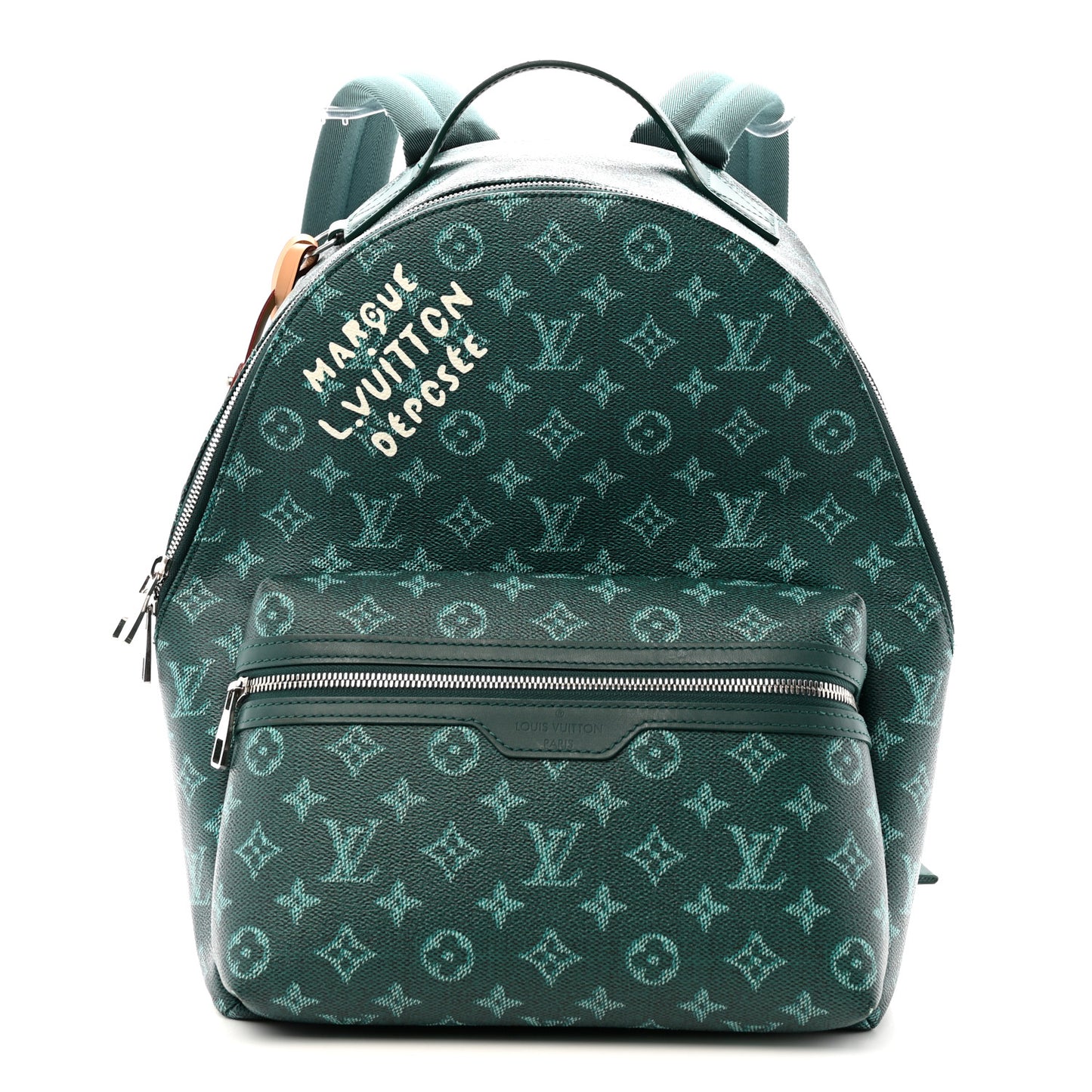 green louis vuitton backpack Discovery PM Monogram Surplus Khaki the multipocket backpack features a gradient neon colourway that looks like it was spray Louis Vuitton Green | LUREA