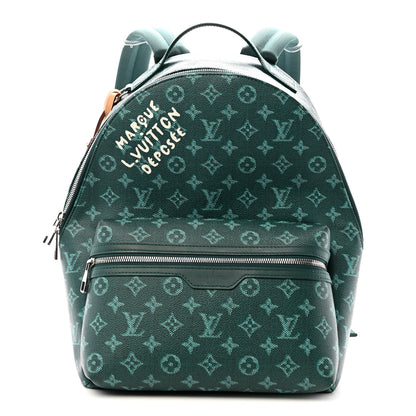 Louis Vuitton Monogram Heritage Discovery Backpack PM Green 1 of 14
