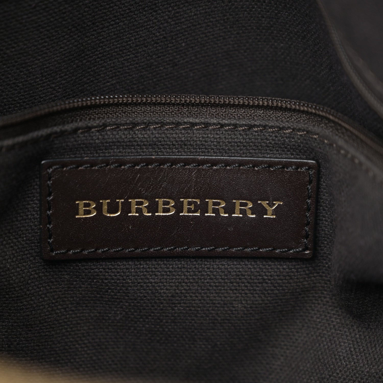 Burberry Haymarket Check Small Orchard Bowling Bag Chocolate 6 of 12
