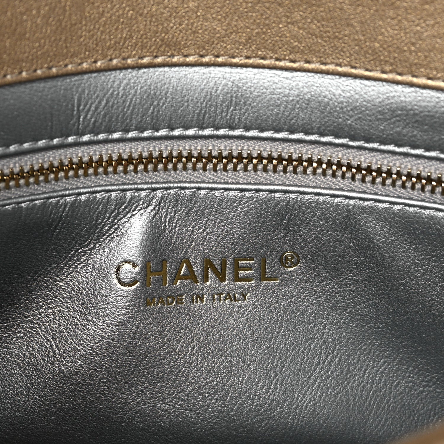 Chanel Metallic Lambskin Quilted Timeless CC Flap Gold 5 of 7