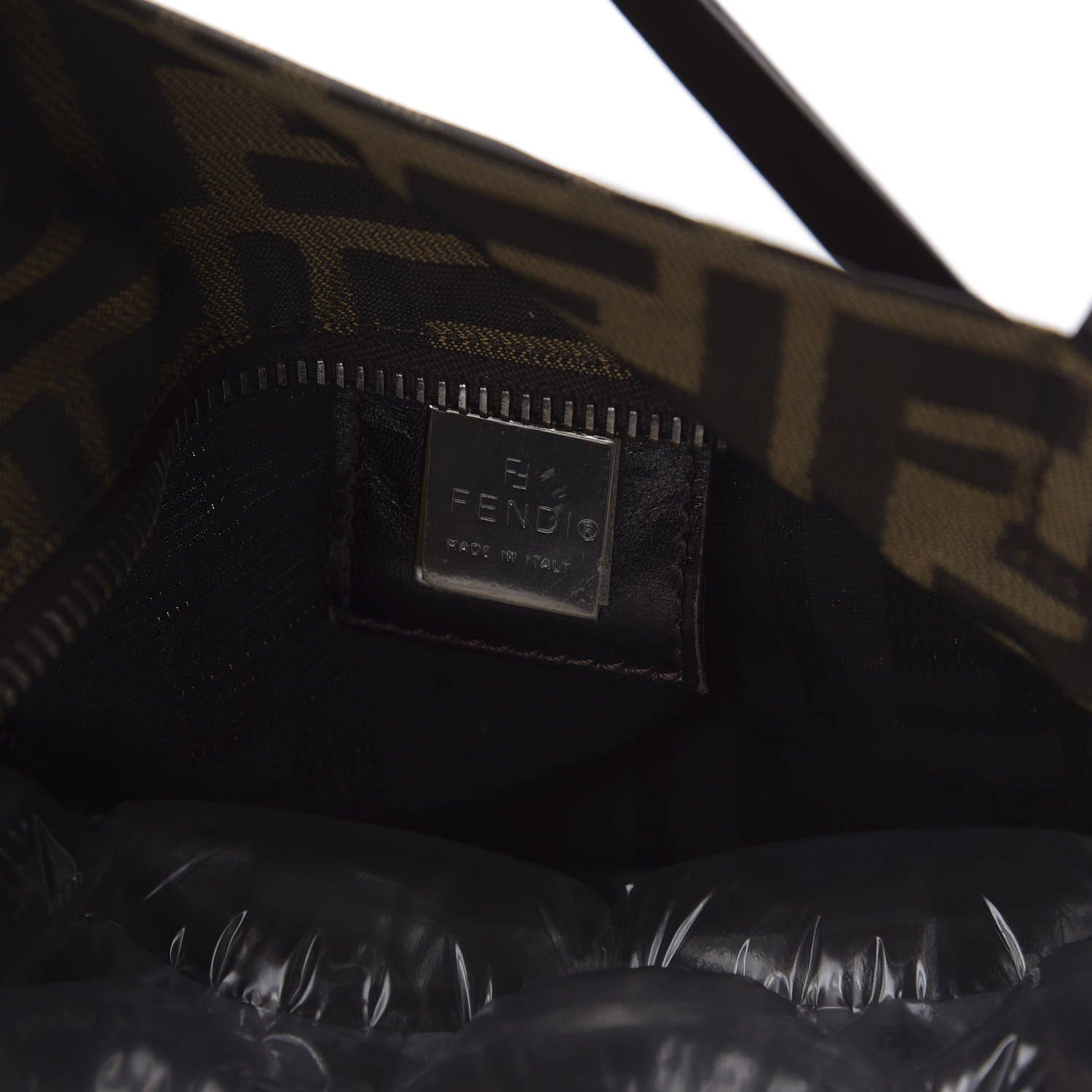 Fendi Zucca Medium Roll Tote Tobacco 8 of 11