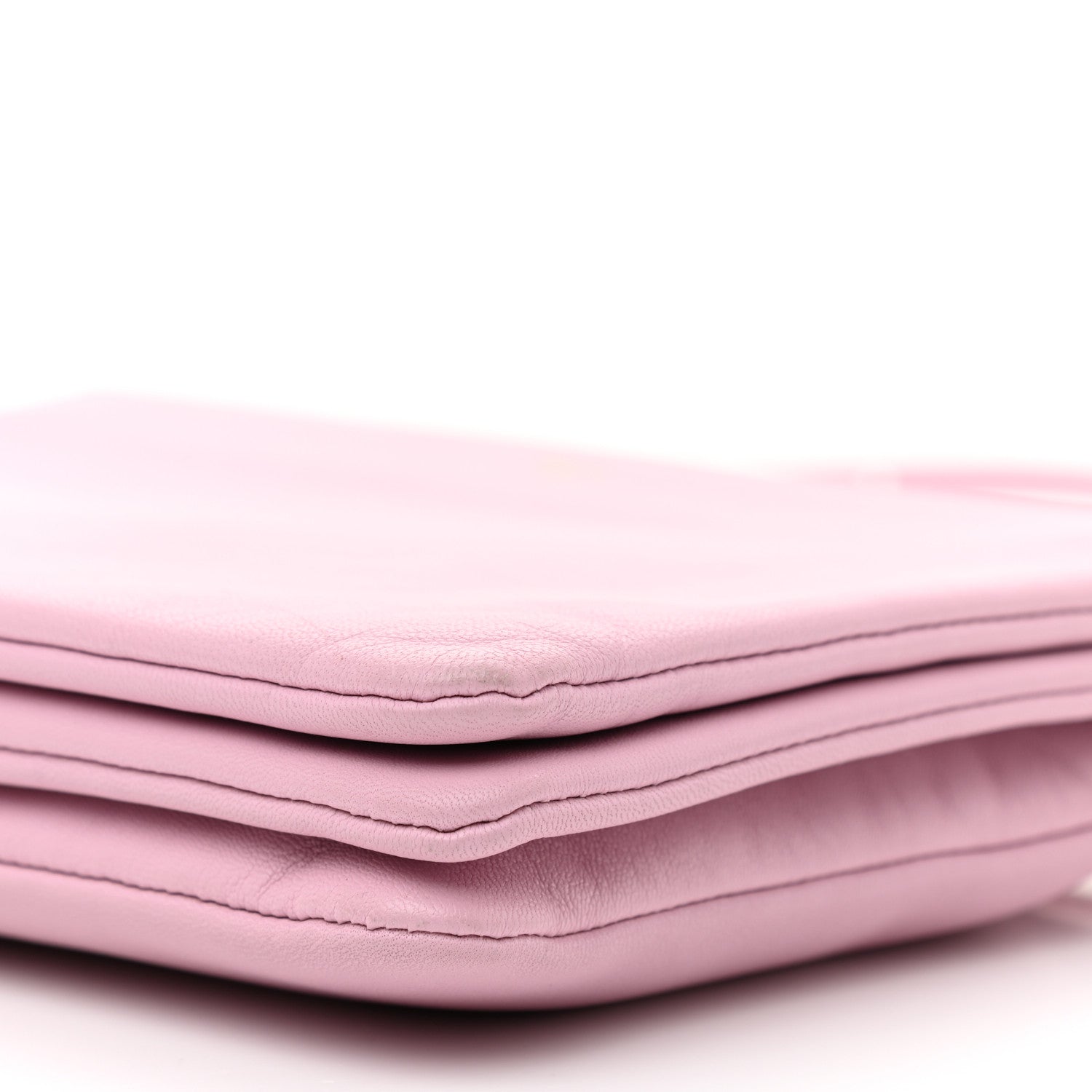 Celine Lambskin Large Trio Crossbody Bag Pink 9 of 9