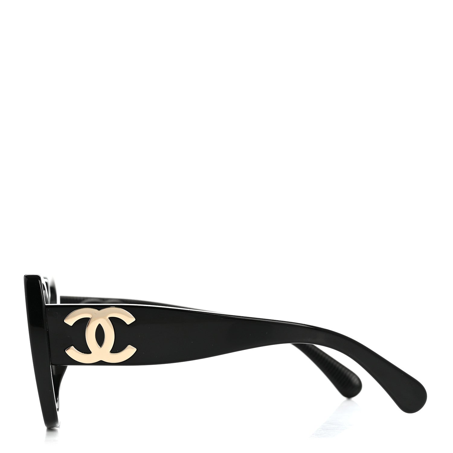 Chanel Square Polarized CC Sunglasses 5494-A Black 3 of 8