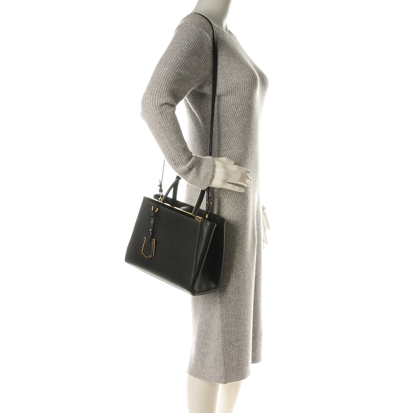 Vitello Elite Petite 2Jours Tote Black