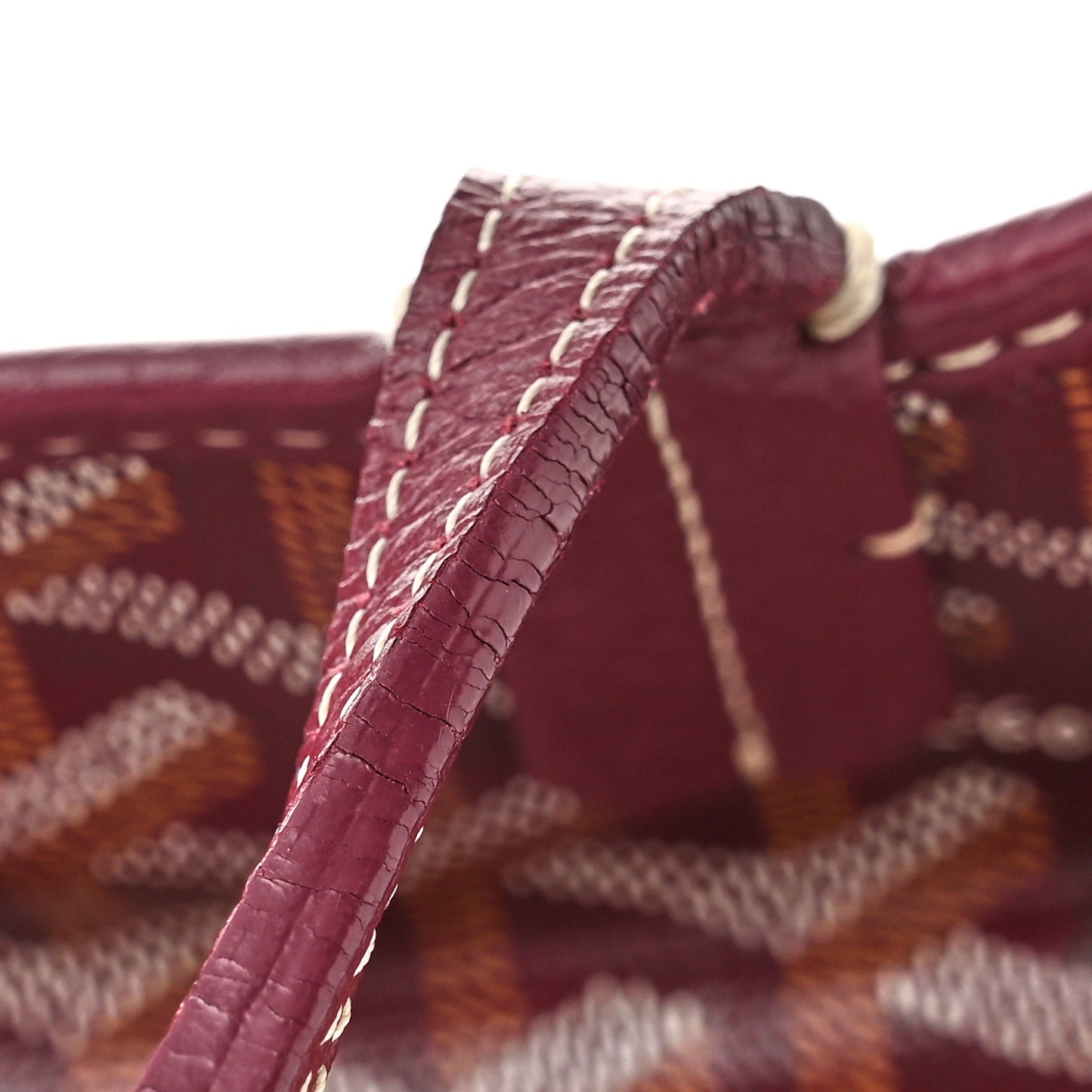 Goyardine Sac Hardy Pet Carrier PM Burgundy