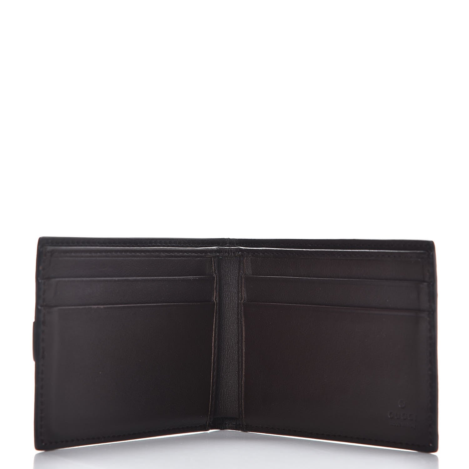 Gucci GG Plus Monogram Bi-Fold Wallet Dark Brown 5 of 7