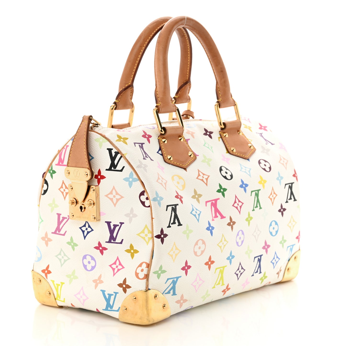 Monogram Multicolor Speedy 30 White