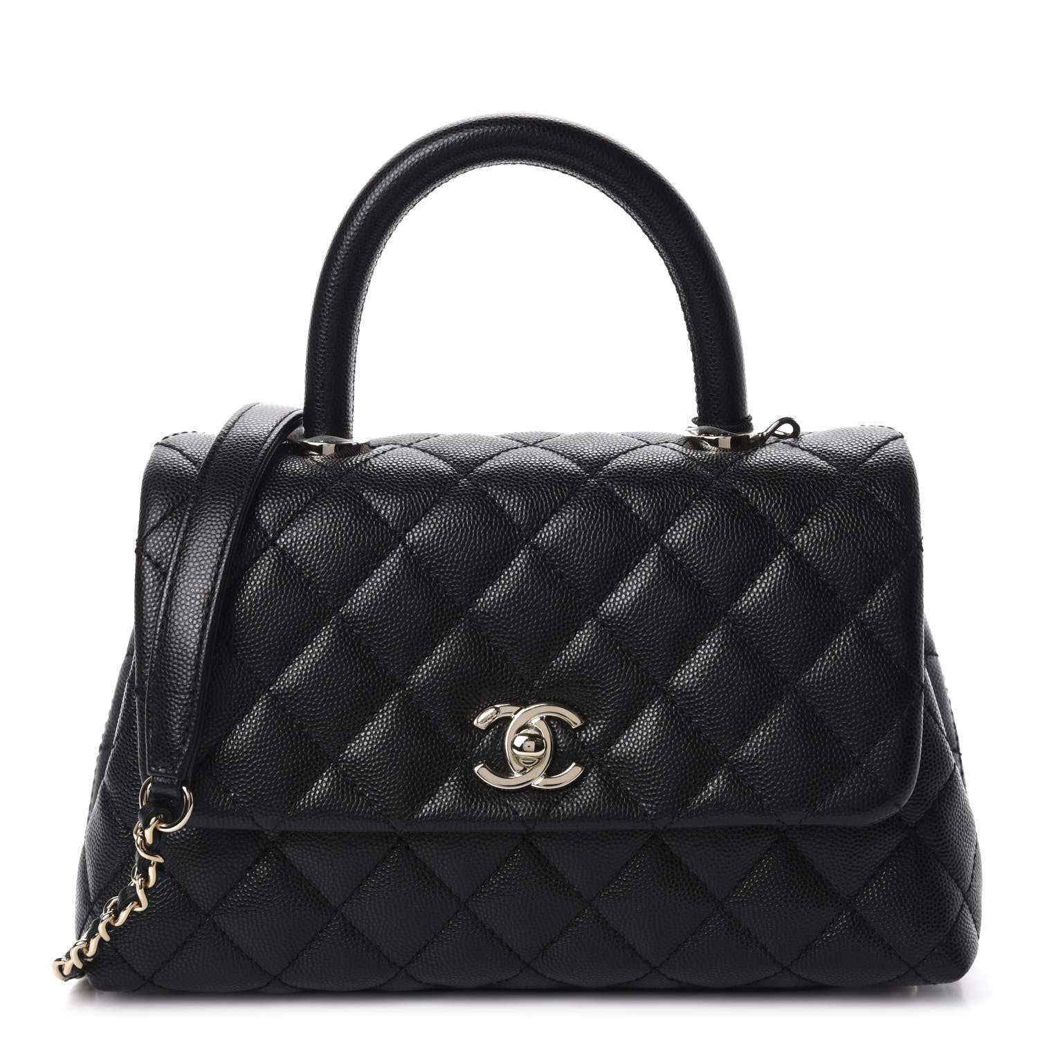 Chanel Caviar Quilted Mini Coco Handle Flap Black 1 of 9
