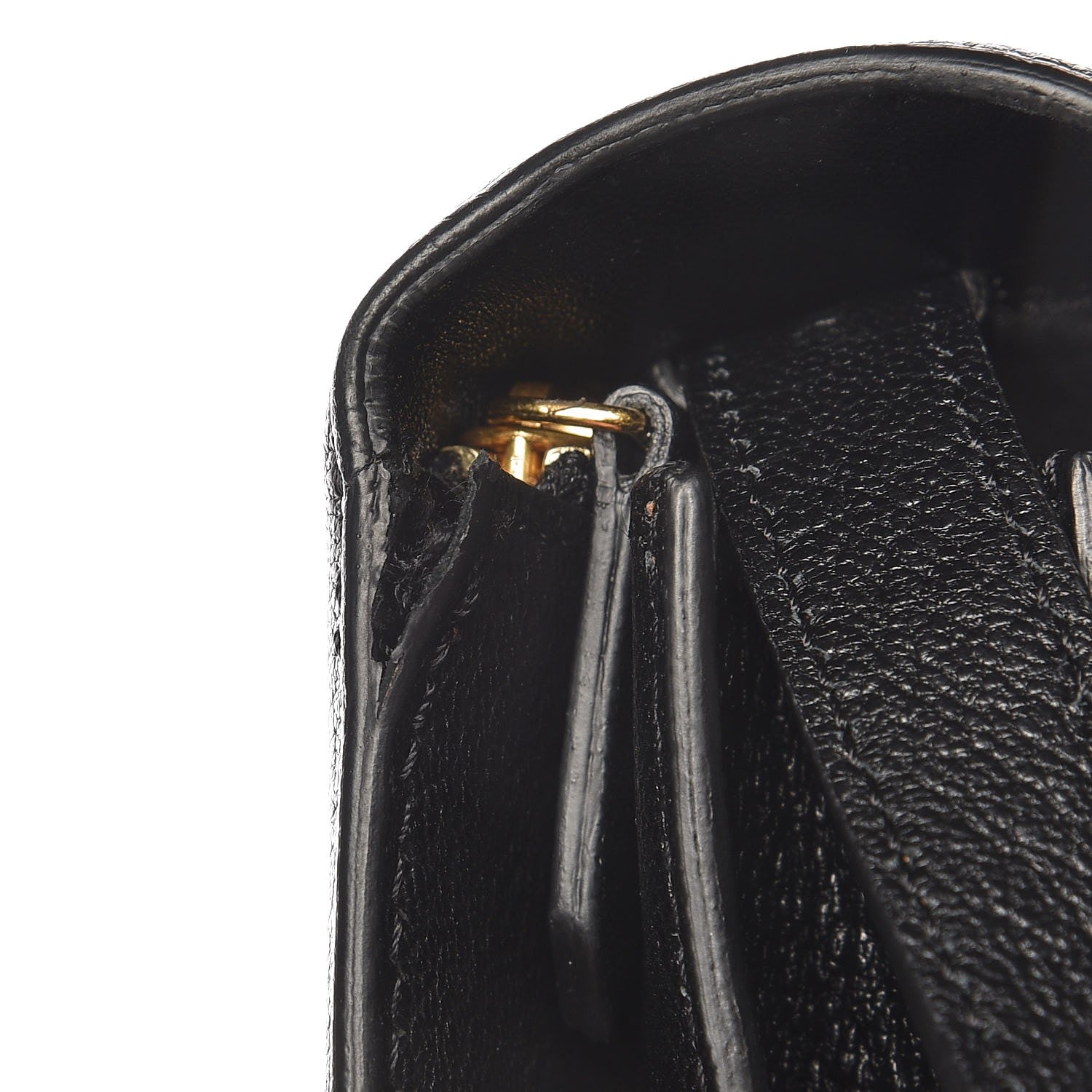Celine Goatskin Medium Classic Box Flap Bag Black 11 of 11