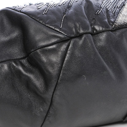 Valentino Garavani Nappa Beaded Glam Tote Black 17 of 19