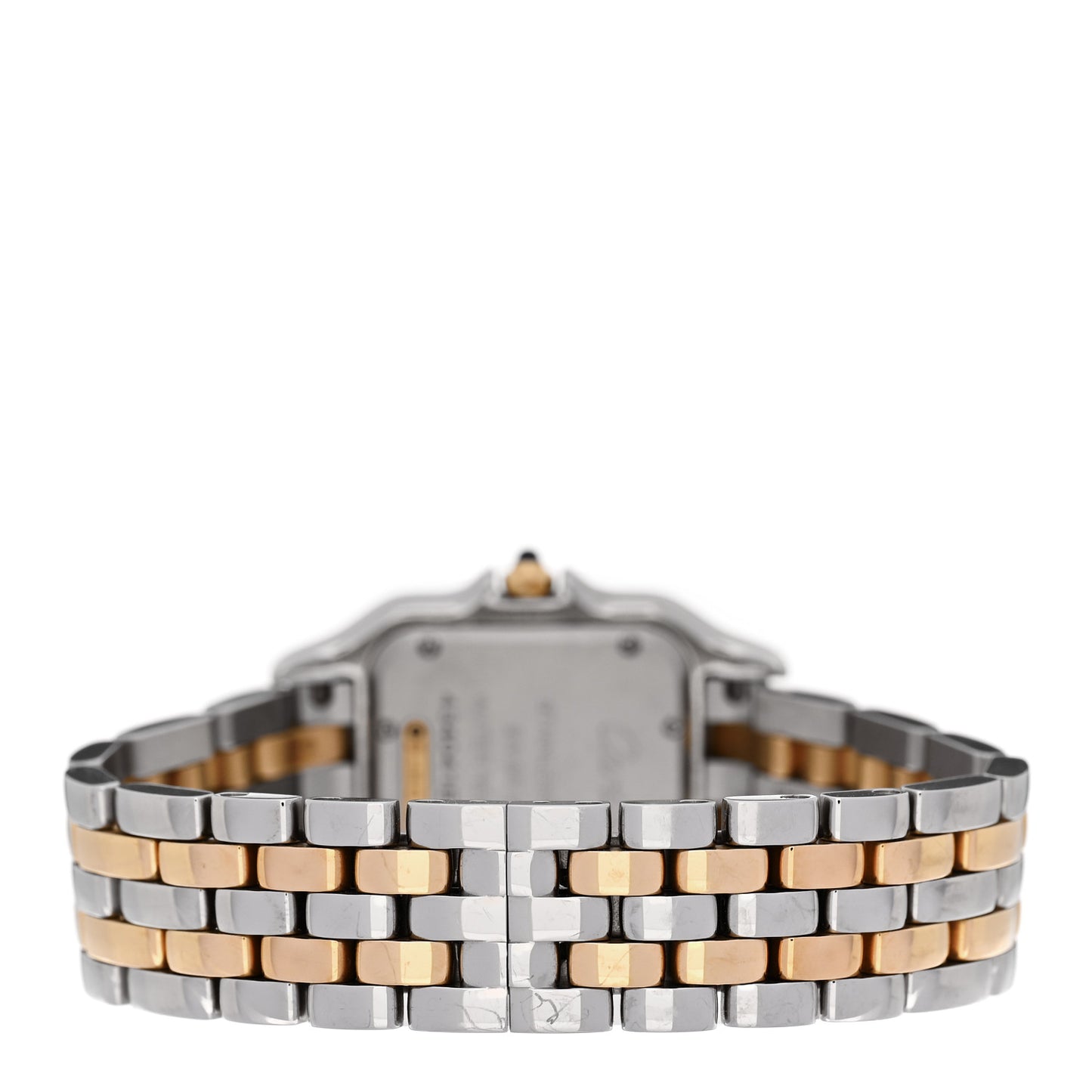 Stainless Steel 18K Yellow Gold 27mm Panthere Quartz Watch