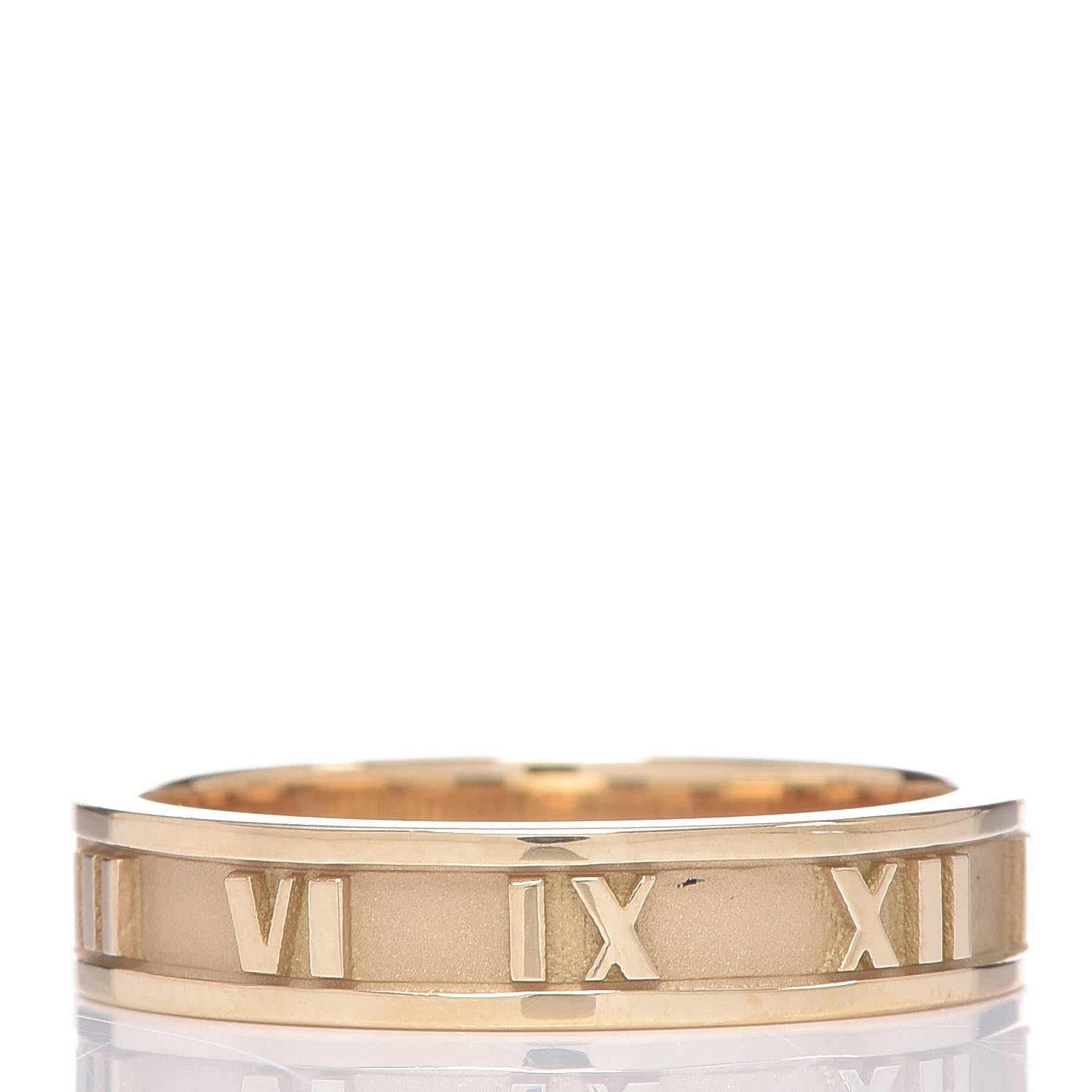 Tiffany 18K Yellow Gold Atlas Ring 49 4.75 3 of 6