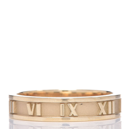 Tiffany 18K Yellow Gold Atlas Ring 49 4.75 3 of 6