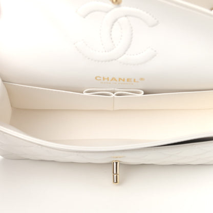 Chanel Caviar Quilted Small Double Flap White 5 of 10