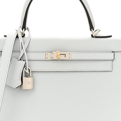 Hermes Epsom Kelly Sellier 25 Gris Platine 8 of 13