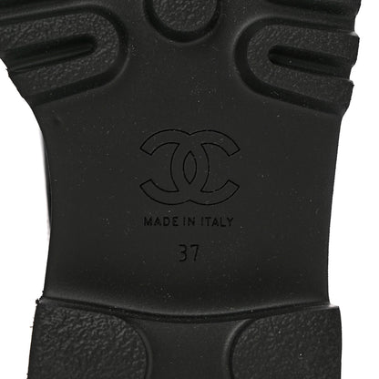 Chanel Patent Cap Toe Short Boots 37 Black 6 of 14