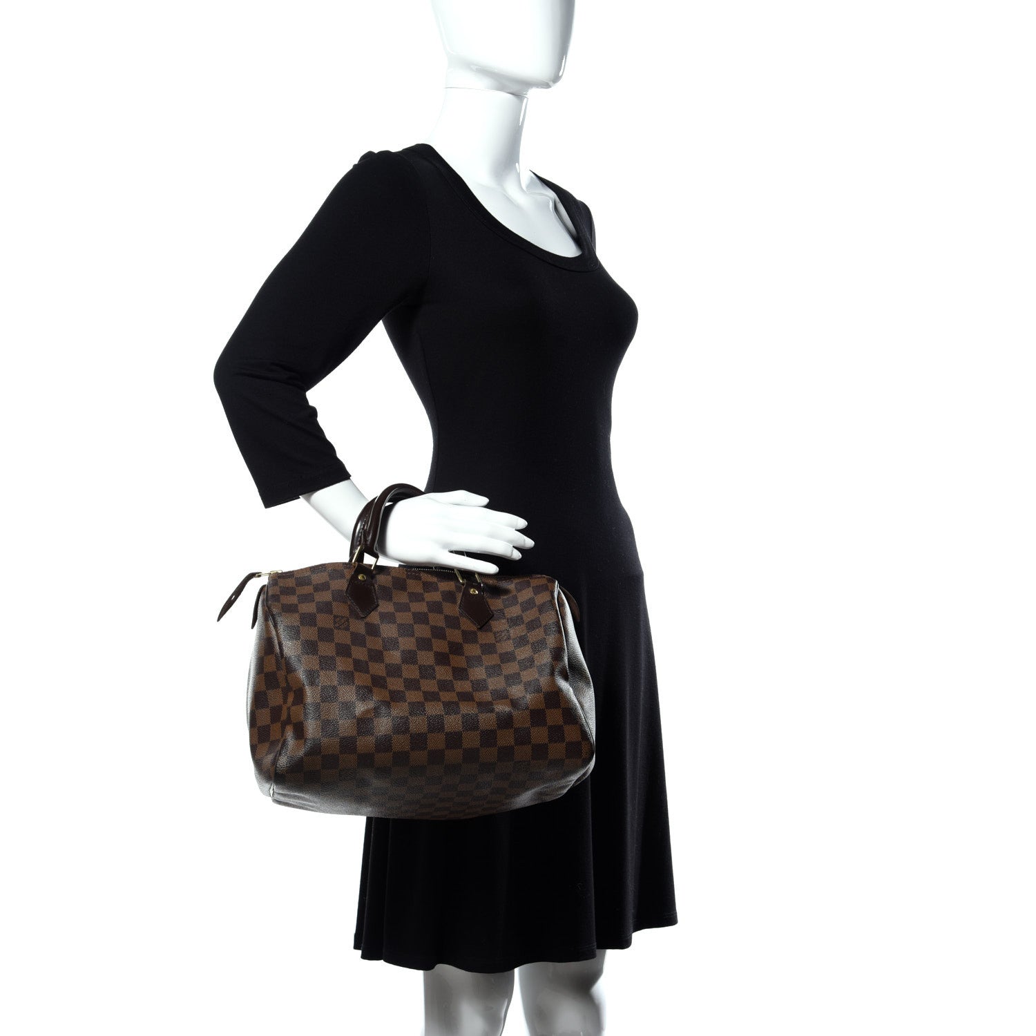 Louis Vuitton Damier Ebene Speedy 30 2 of 11