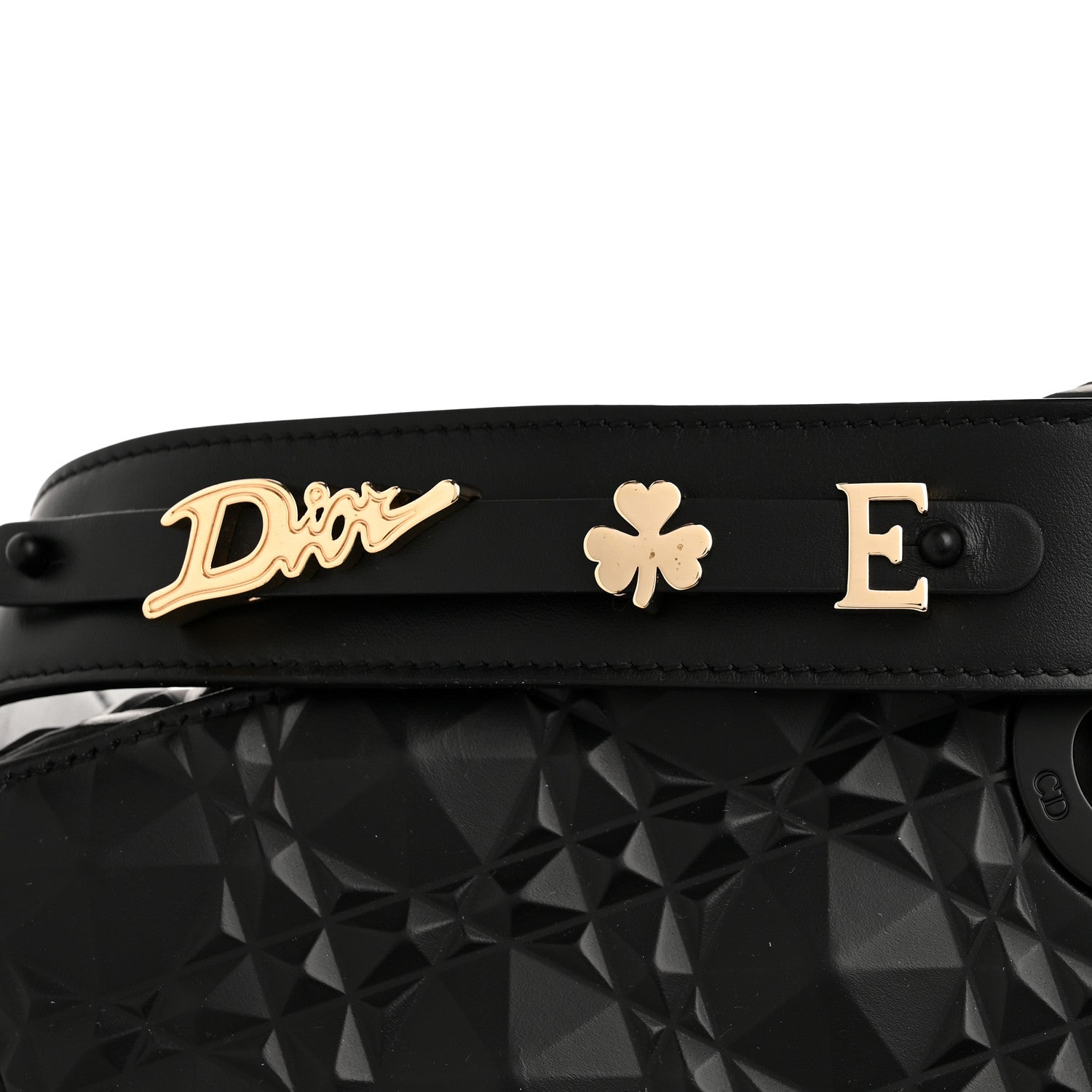 Christian Dior Calfskin Cannage Diamond Small My ABCDior Lady Dior Black 8 of 11