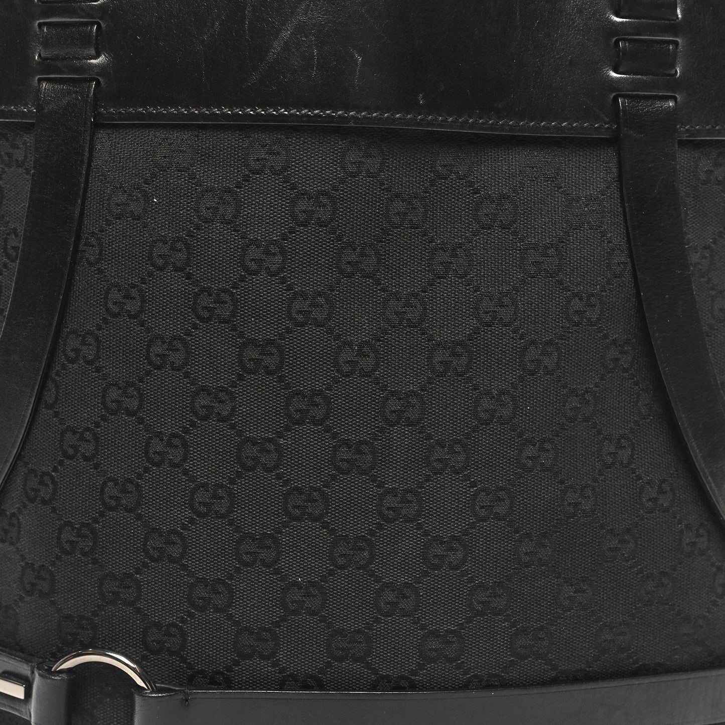 Monogram Calfskin Tote Black