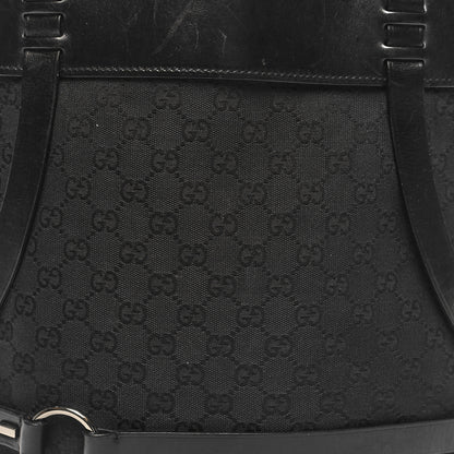 Gucci Monogram Calfskin Tote Black 8 of 10