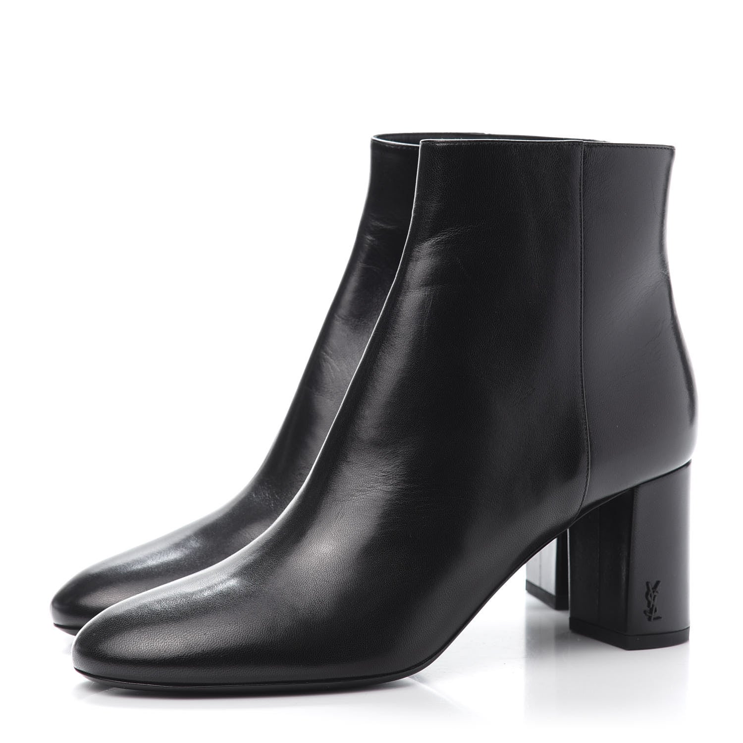 Saint Laurent Nappa Loulou Ankle Zip Boot 39.5 Black 3 of 9