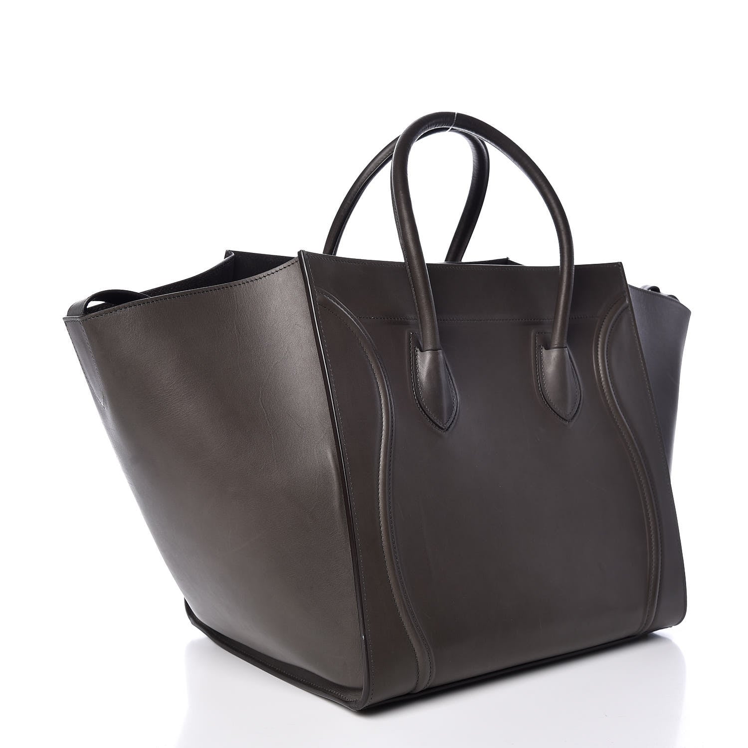 Celine Smooth Calfskin Medium Phantom Luggage Grey 3 of 14